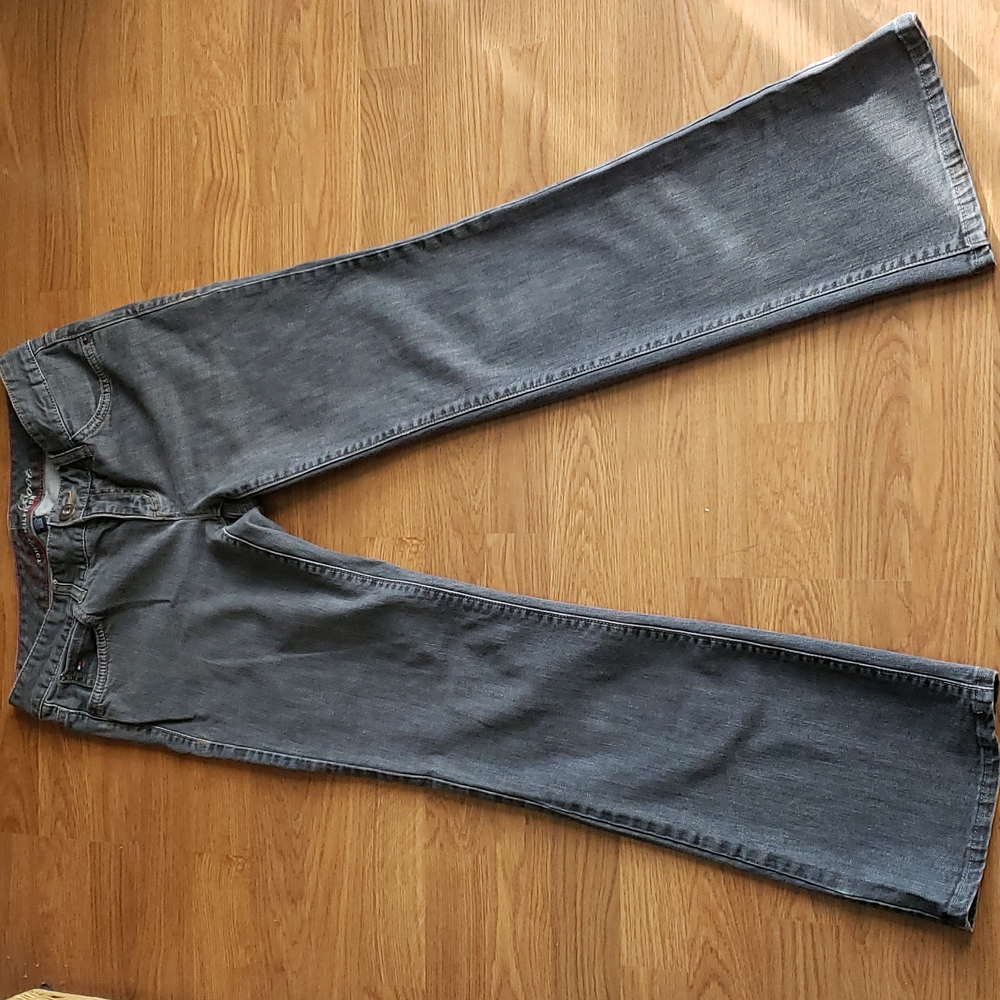 Tommy Hilfiger Gray Stretch Bootcut Jeans 30" Waist X 30" Inseam Length
